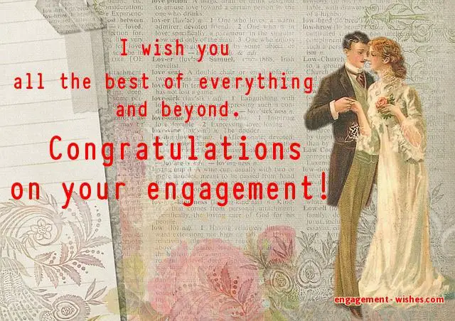 engagement congratulations