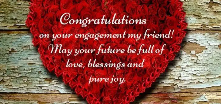 engagement wishes for a friend